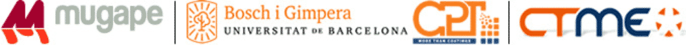 MUGAPE S.L., CPT (centro de investigación de la Universidad de Barcelona gestionado a través de la Fundació Bosch i Gimpera), Centro Tecnológico de Miranda de Ebro (CTME)